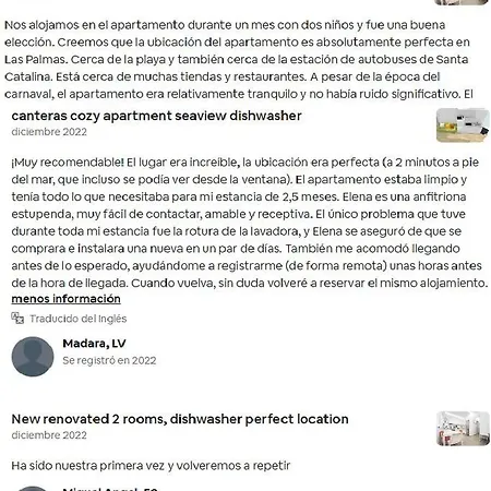 Apartamento 2rooms, Dishwasher Good Location Canteras *